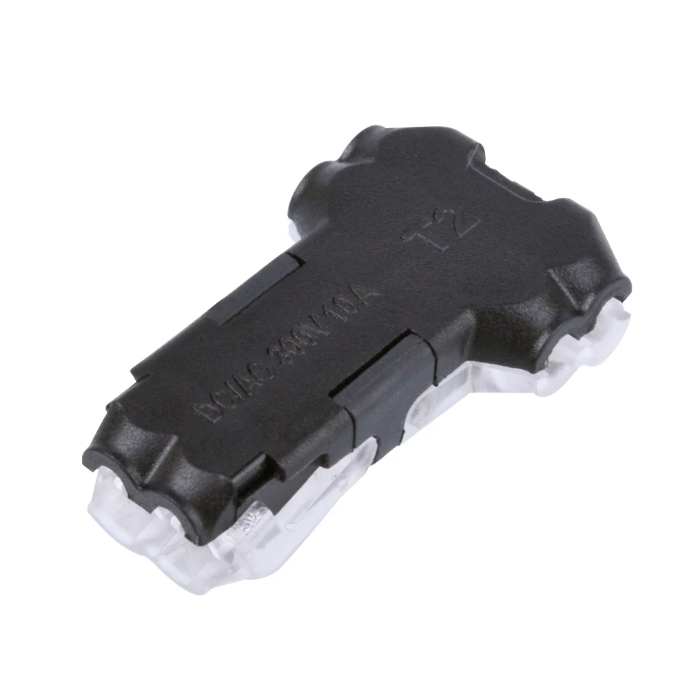 5 шт. 2 Pin T Форма 300V 18-24awg проводные, кабельные разъемы терминалы обжимной шотландский замок Быстрый зажим для электрического автомобиля аудиоистема инструмент