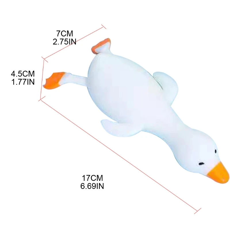 

Sensory Fidget Practical Joke Toy Interactive Stress Relief Squishy Duck Novelty Toy Fidget Set Push Fidget Vent Ball