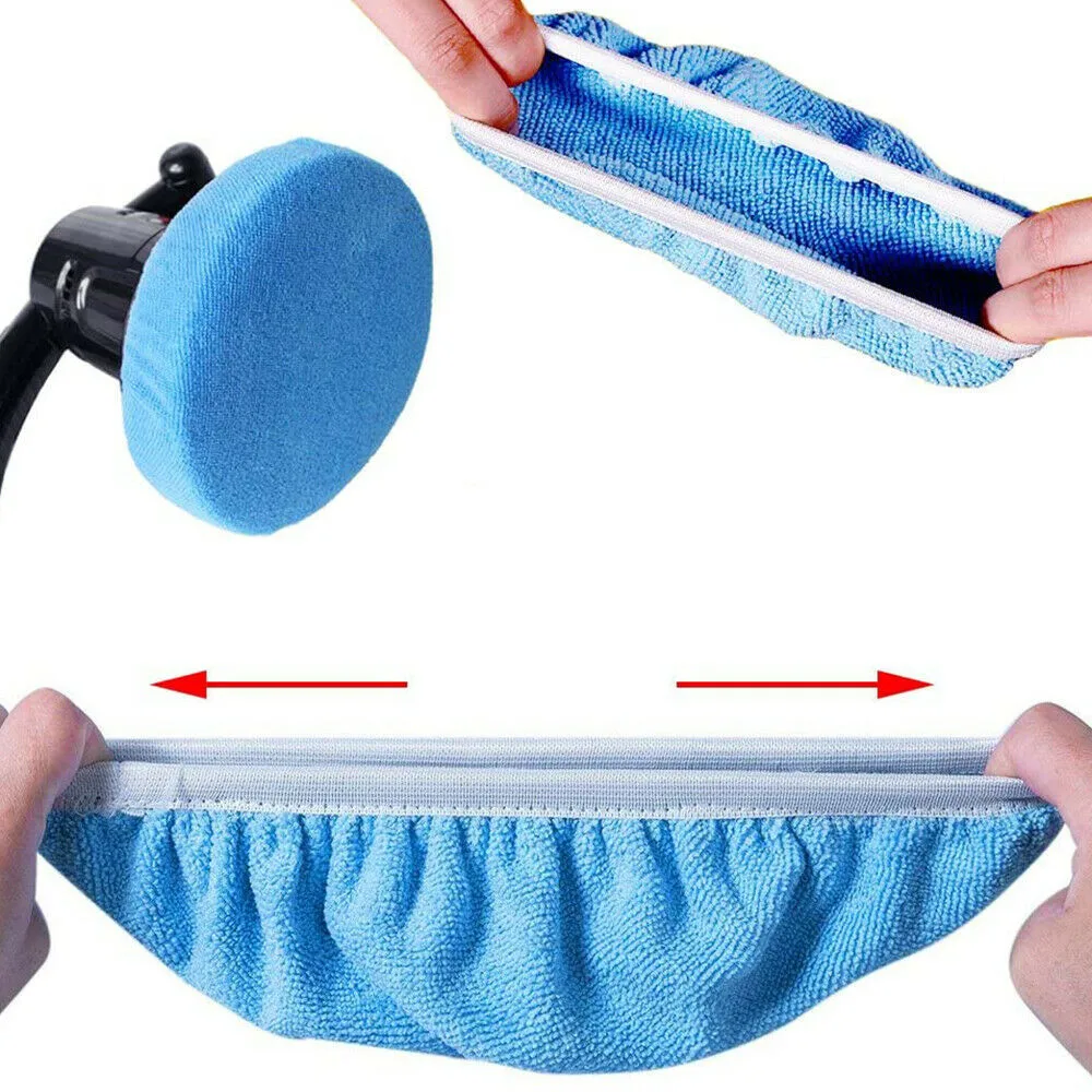 

150mm Polishing Pad 5-6 Inch 8pcs Set Buffer Car Polish Bonnets Washable New