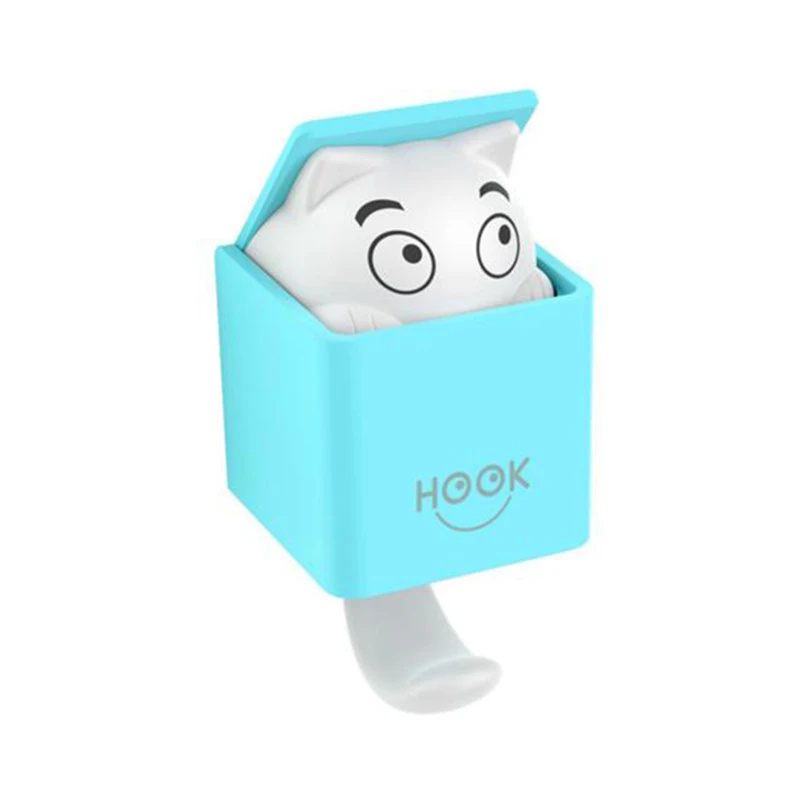 Домашние крепкие крючки милая мультяшная кошка гравитационная присоска