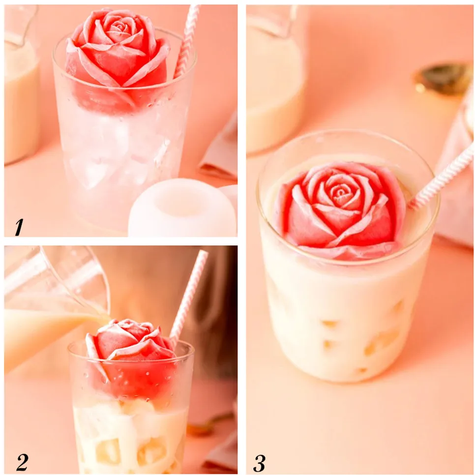 3D форма для торта на День святого Валентина мусса виски кофе льда сделай сам мыло