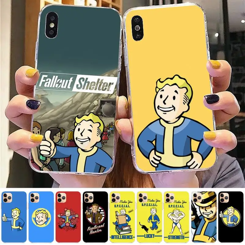 

Fallout Shelter Game Phone Case for iphone 13 11 12 pro XS MAX 8 7 6 6S Plus X 5S SE 2020 XR case