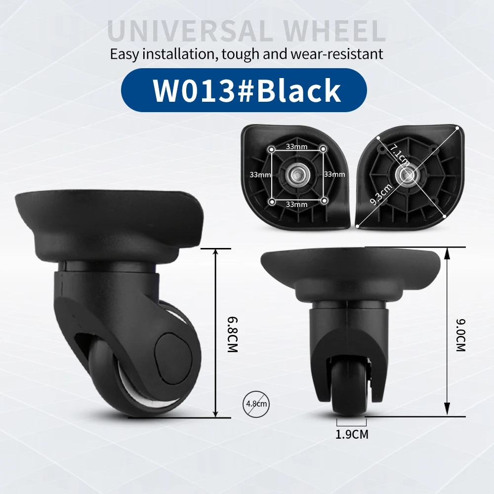 TANGYIPIN W013 Wheels for trolley toolbox cosmetic case accessories set replacement and repair anti-wear universal wheel