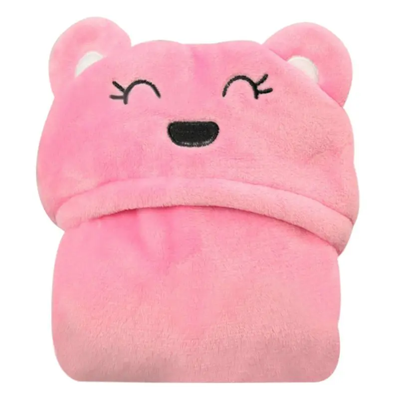 

Baby Hooded Blanket Swaddle Cartoon Fleece Flannel Soft Hooded Swaddling Toddlers Infant Envelope Newborns Hooded Bathrobe Towel