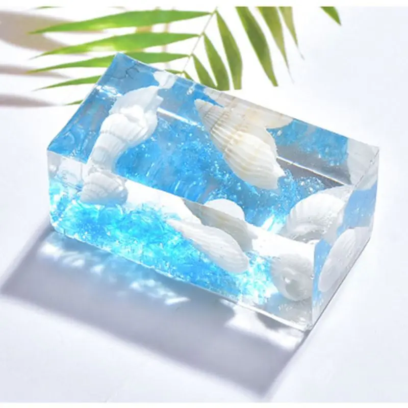 

Resin Crystal Epoxy Mold Silicone Rectangle Mould DIY Crafts Dried Flower Decorative Making Tools