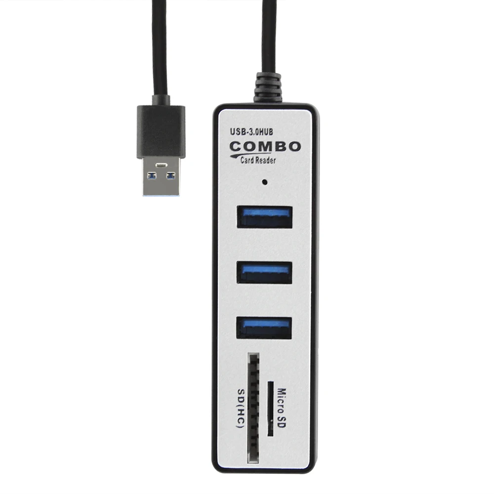 Концентратор 3 порта расширитель адаптер USB 0 все в одном Поддержка SD TF кардридер