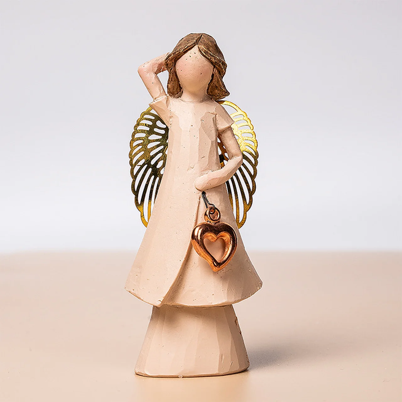 Jane Европа Ангел ресторан отель Декор железные крылья девушка кукла полимерная