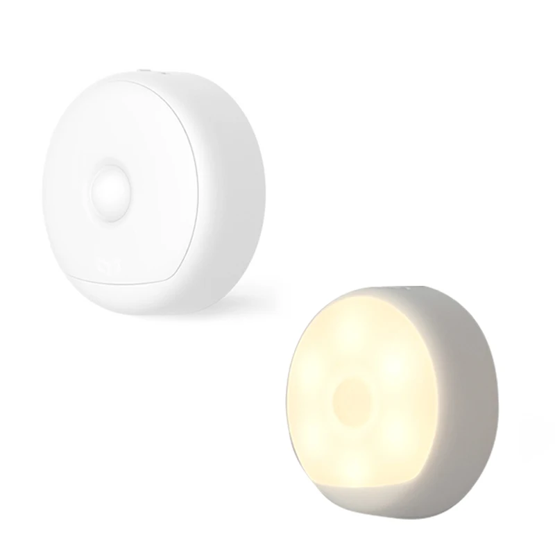 2 pcs Mijia Yeelight умный светодиодный инфракрасный датчик движения тела USB Перезаряжаемый ночник магнитная лампа умный пульт дистанционного управления - Цвет: 2 pcs