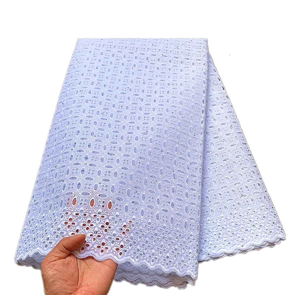 

Classic traditional design voile laces soft cotton tissue embroidery gauze fabrics high quality skin friendly voile laces fabric