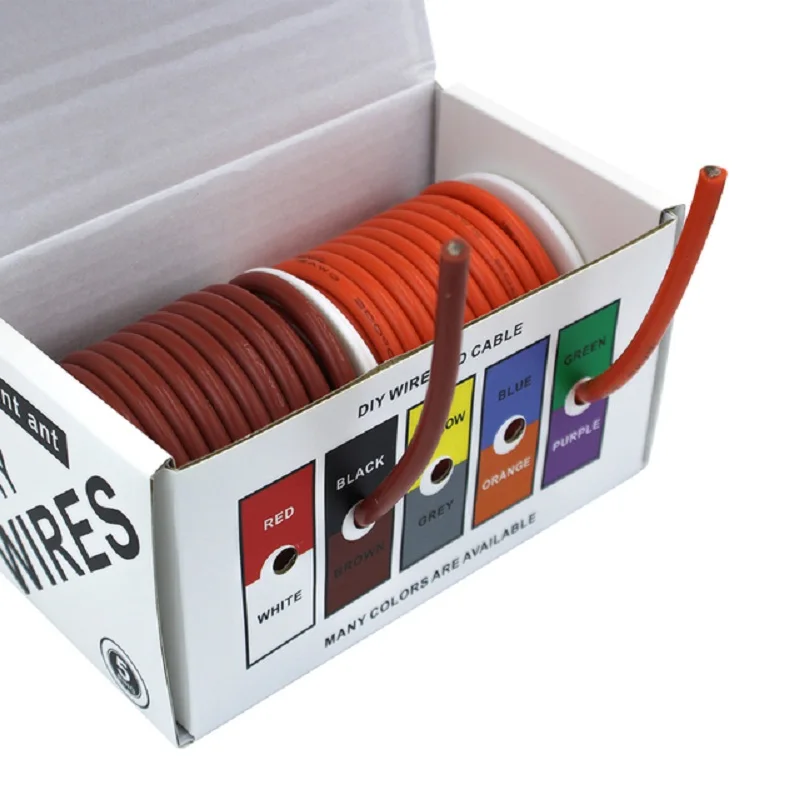 Провод и кабель из луженой меди домашний электрический провод PVC1007 24awg 26 28 30 22AWG 18AWG