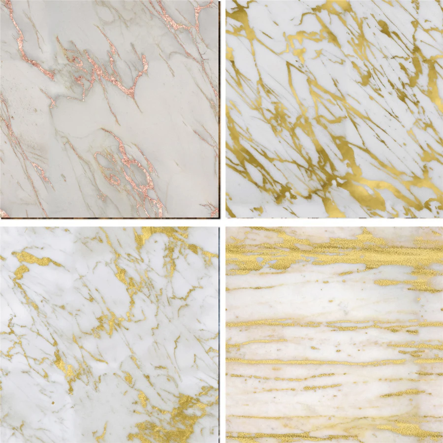 Nitree винил Подставки для фотографий фон металический текстура Мрамор изделия