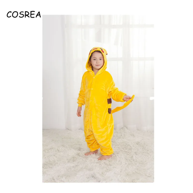 Талисман PIKACHU костюм покемон Onesie Pocket Monster женские цельные пижамы фланелевые пижамы комбинезон одежда костюмы для косплея