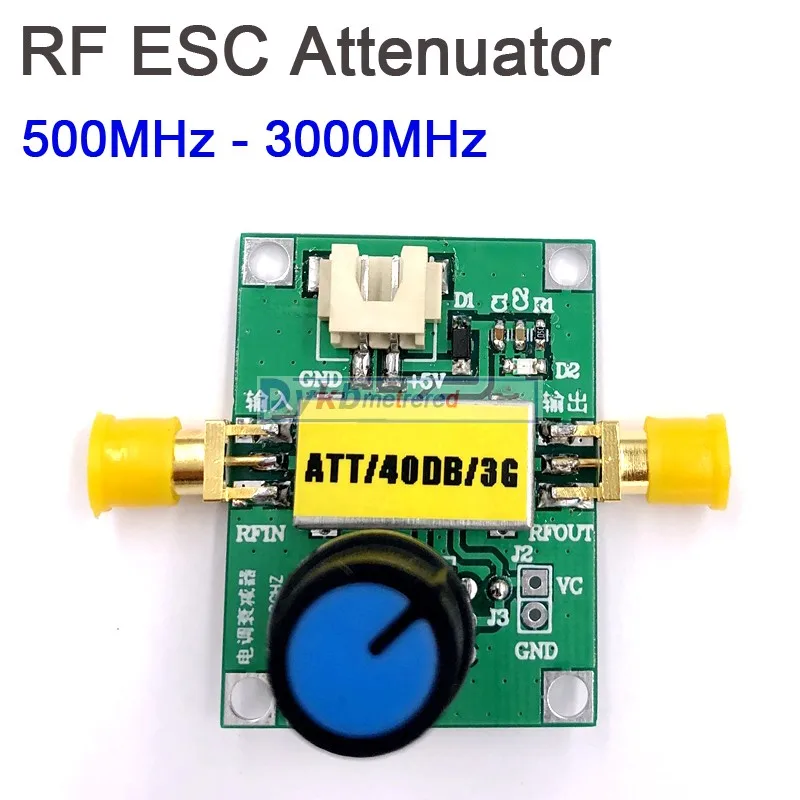 RF напряжение переменного аттенюатора 500 МГц до 3000 40 дБ динамический диапазон 0-5 в