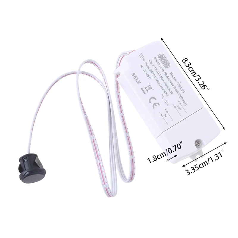 DC 12V ИК датчик переключатель 40W Инфракрасный светильник для светодиодной полосы