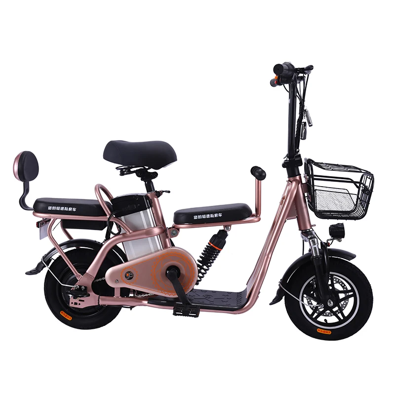 48 в складной Трехместный электрический автомобиль для родителей и детей