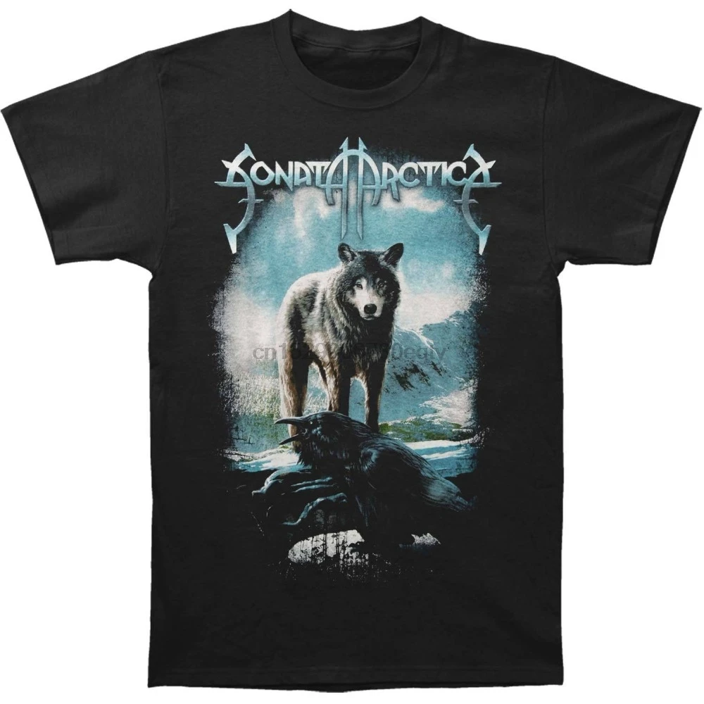 2019 новые летние мужские горячие продажи модные Sonata Arctica Pariah Тур даты Футболка