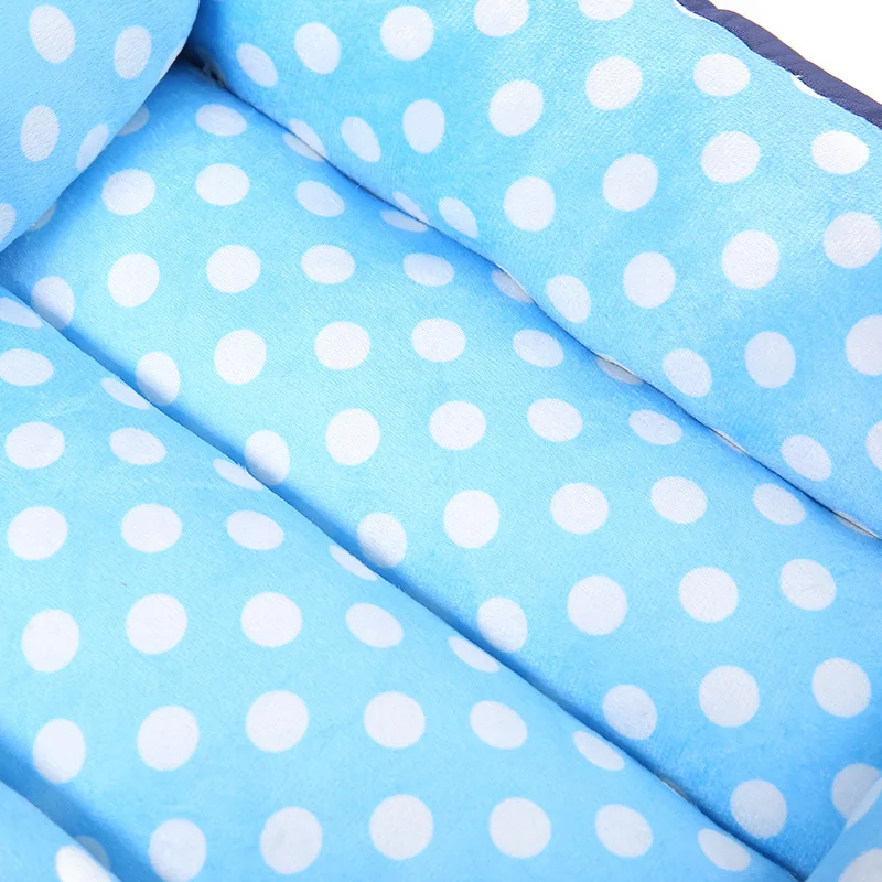 

2021 new dog beds and houses bed pet accessories For dogs Mat cat Plush House cats plaid pets supplies Big small cushion cute a