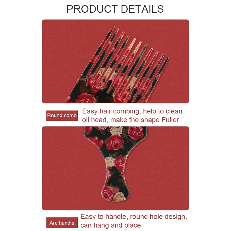 

Men's Retro Hair Style Oil Head Back Hair Texture Comb Combs Hair Combs Combs For Men Combs For Hair Stylist Fine Tooth Combs
