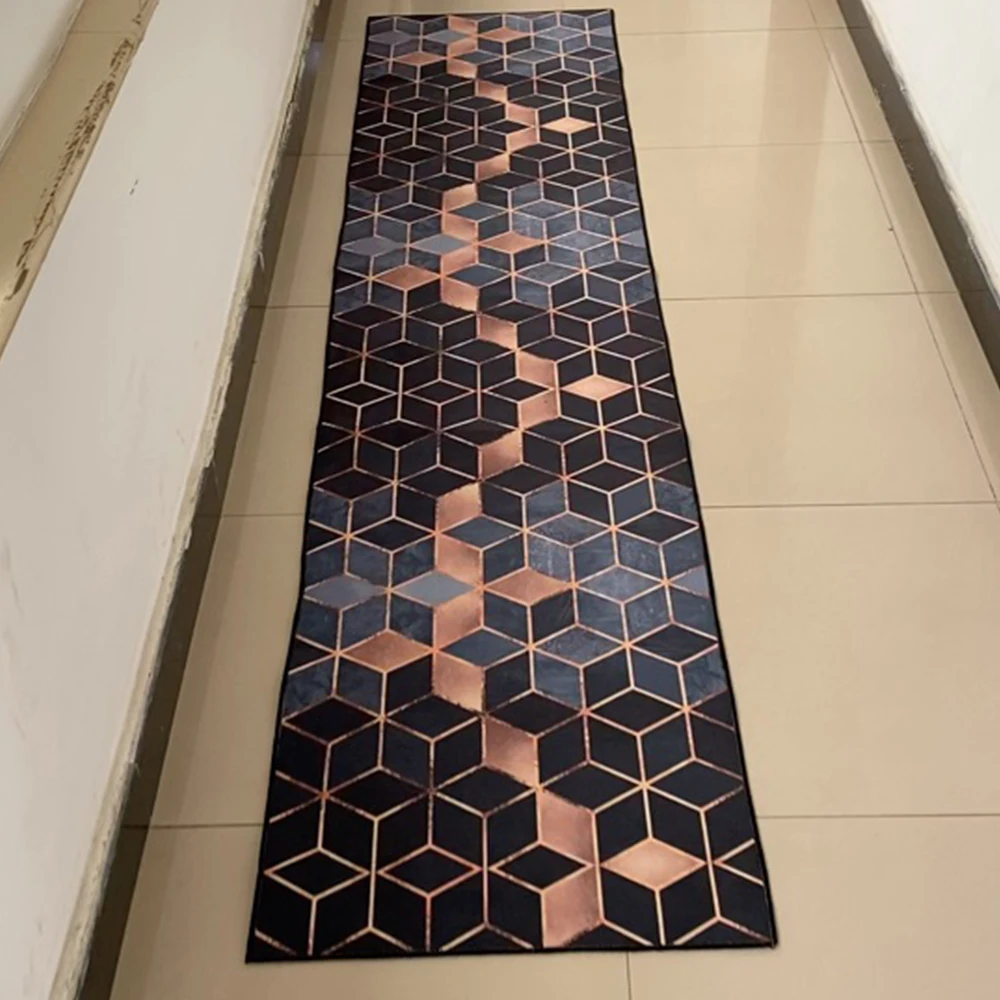 Геометрические 3D ковры для гостиной стерео печать кухонный коврик коридора