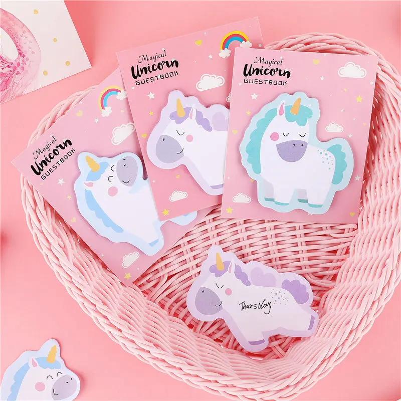 Милый мультяшный блокнот, креативный блокнот для заметок, Kawaii, Липкие заметки, планировщик для скрапбукинга, наклейки, подарок, офисное украшение, принадлежности 02124