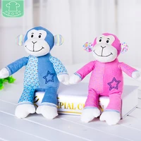 kawaii corduroy cute plush toys boy girl baby kids animal toy stuffed soft doll birthday gifts monkey 26cm baby doll