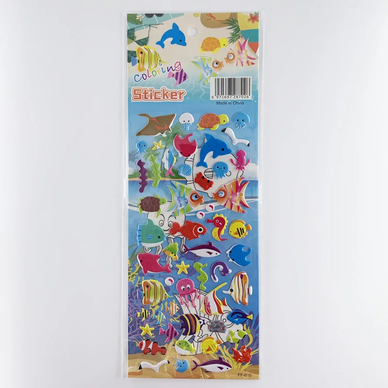 4 листа морской рыбы Китовая акула Скрапбукинг чемодан для ноутбука пузырчатые