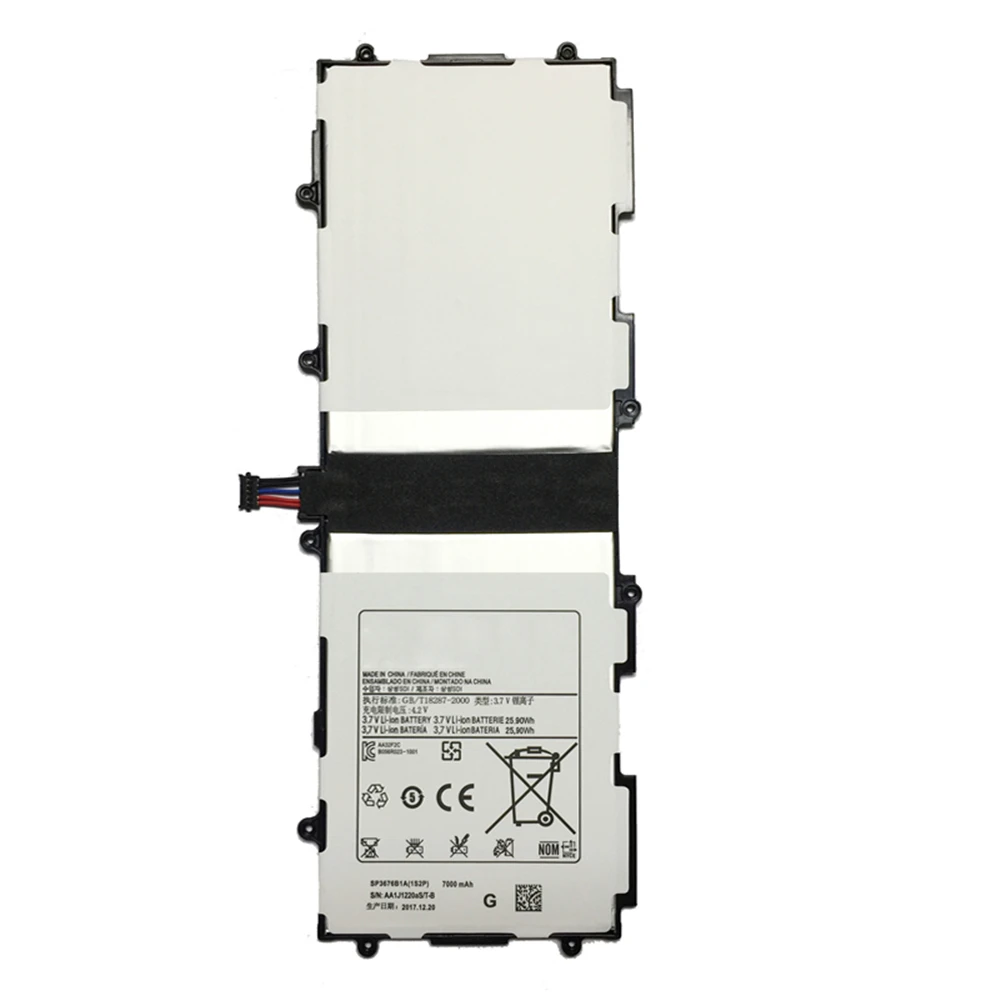 Планшетный литий полимерный аккумулятор для samsung GALAXY Note 10 1 GT N8000 N8010 N8013 SP3676B1A(1S2P) 7000