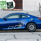 Виниловая наклейка для автомобиля, 2 шт., стильные персонализированные Стикеры для самостоятельного оформления спорта, тюнинга автомобиля