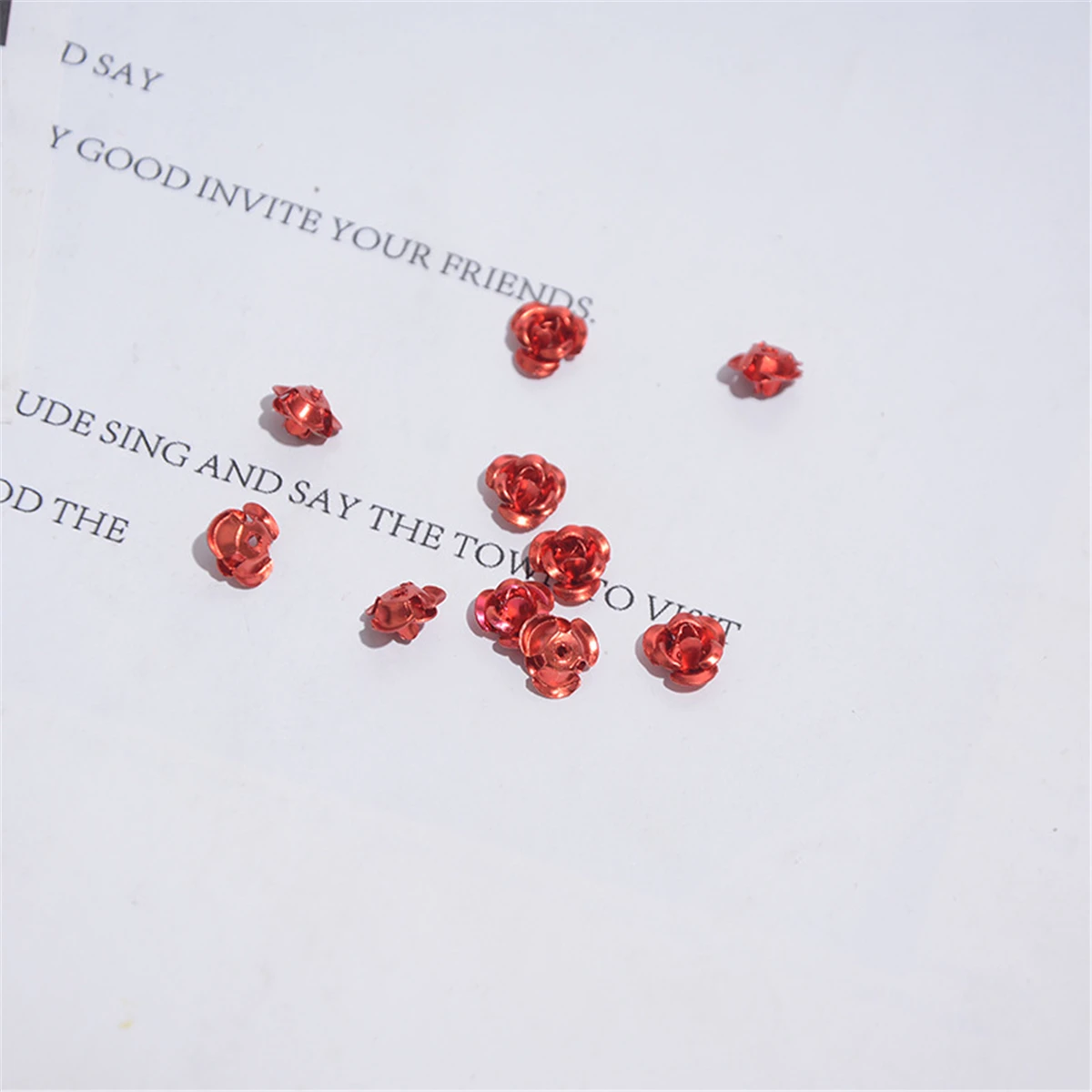 

1 Box 12 Colors DIY 3D Nail Art Decoration Flowers Roses Rhinestone Stickers