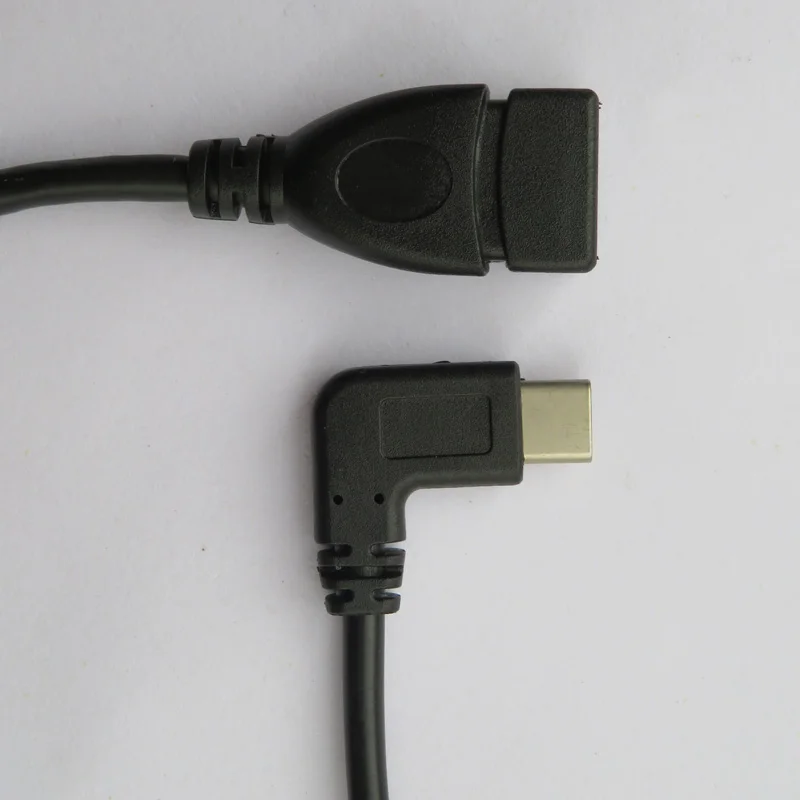 Тип C до USB3.0 Женский OTG кабель изгиба локоть не легко сломать Прочный использовать
