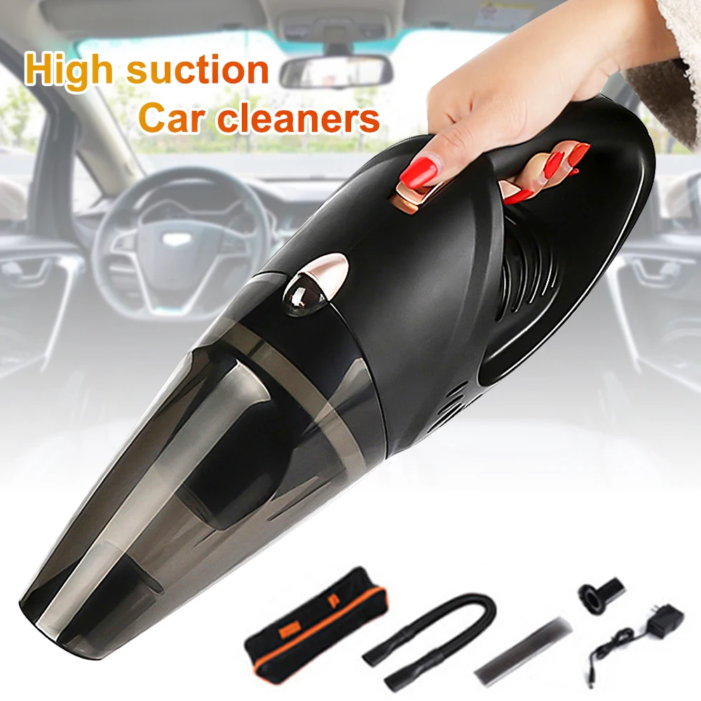 5000pa мощный 12v ручной пылесос для сухой и влажной уборки автомобиля комплект