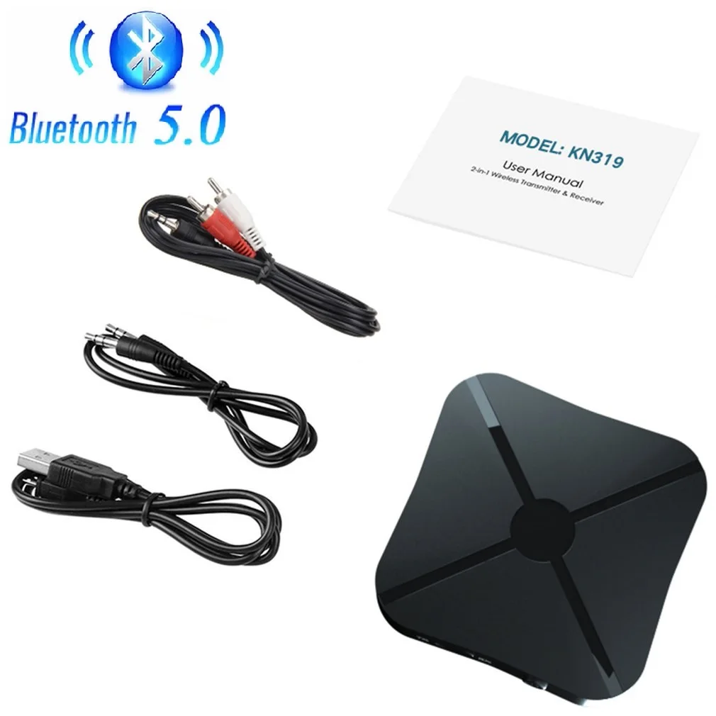 

Bluetooth 5,0 приемник и передатчик аудио музыка стерео беспроводной адаптер Rca 3,5 мм Aux разъем для динамика ТВ автомобиля ПК