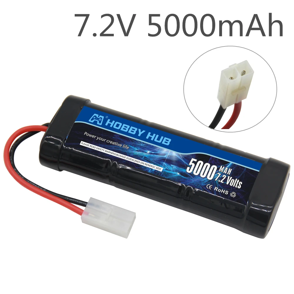 Power SC*6 Cells 7.2V 5000mAh Rechargeable Ni-MH Battery Tamiya Plug for RC Remote control toys RC Cars RC Battery 7.2v nimh