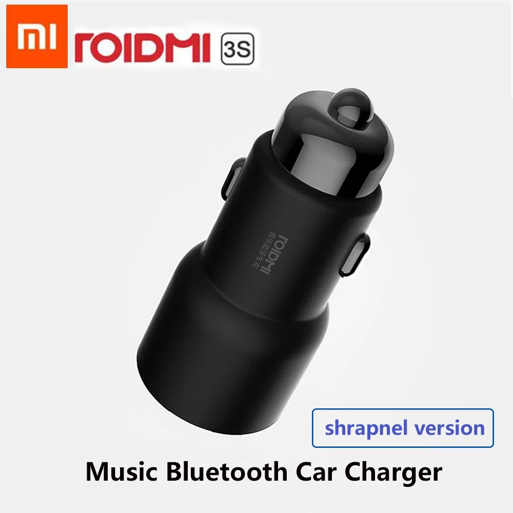 xiaomi roidmi 3s mojietu bluetooth 5v 3 4a dual usb car charger mp3 music player fm transmitters for iphone and android free global shipping