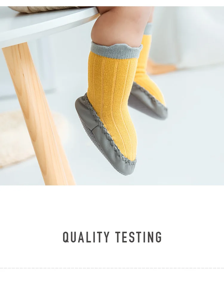 Обувь для маленьких мальчиков Детские носки Нескользящие носки-тапочки девочек