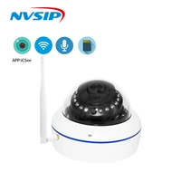 1080p vandal proof ip camera wifi onvif p2p tf card slot cctv dome camera wireless wired audio recorded security camera icsee