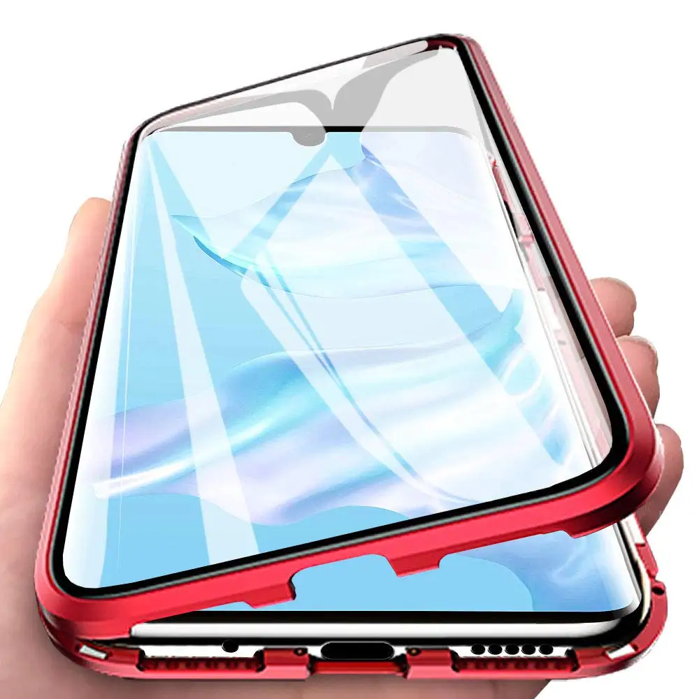 Двусторонний стеклянный магнитный металлический чехол для huawei P30 P20 Pro Lite чехол для телефона huawei mate 30 20 Pro Lite Nova 4e чехол для телефона