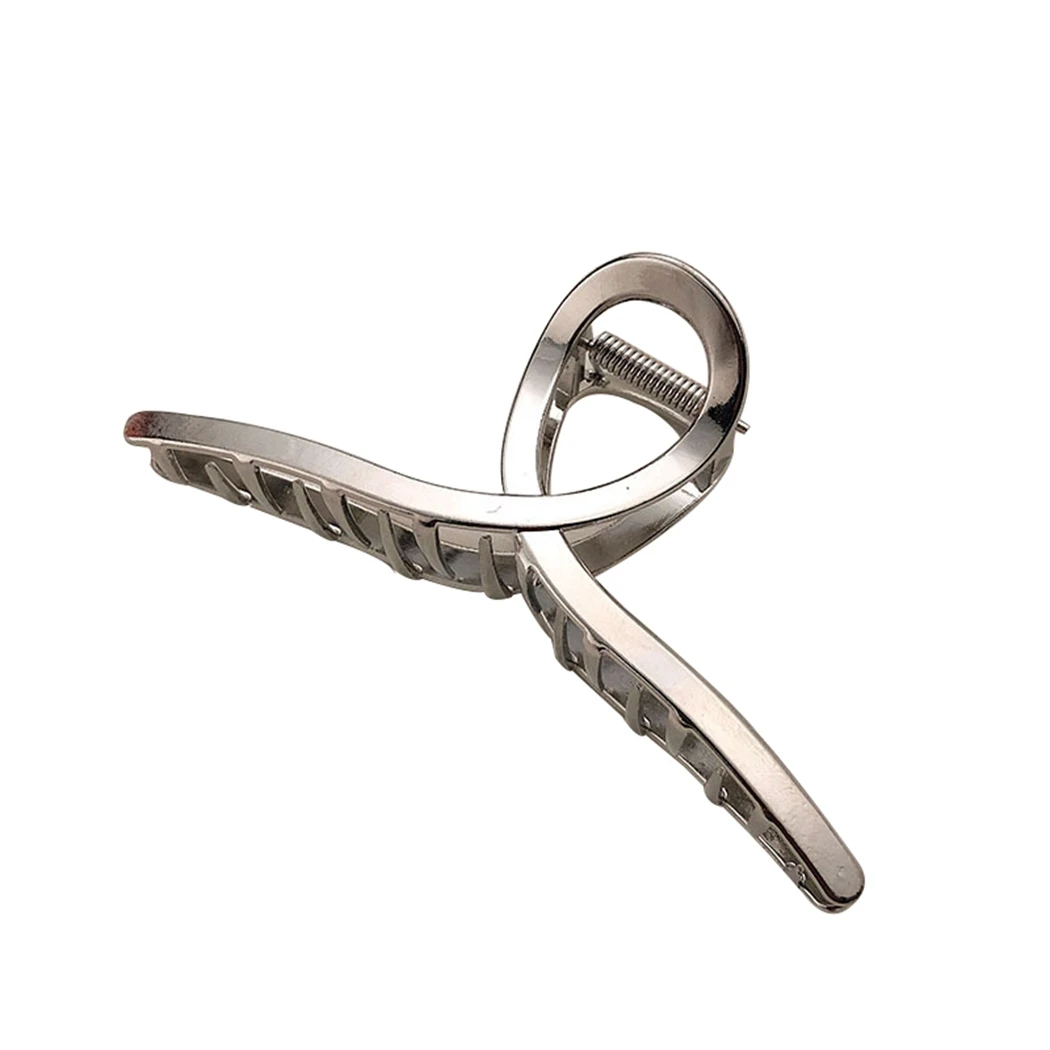 

4pcs Elegant Solid Color Alloy Hair Clips Metal Hairpin Makeup Hair Styling Barrettes For Women Fashion Hair Accessories