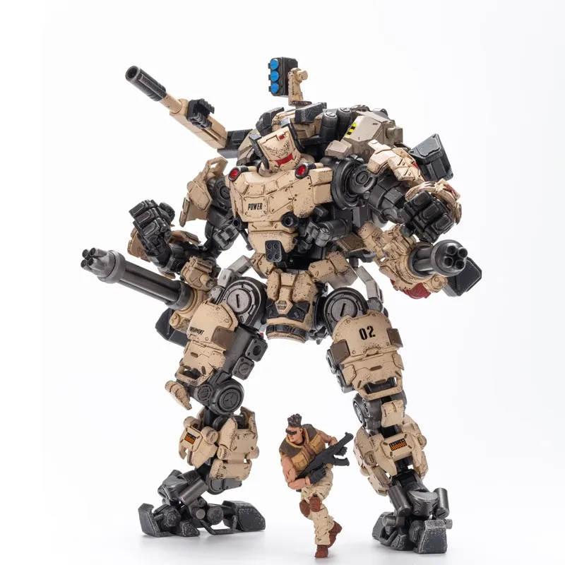 

JOYTOY JT0203 стальные костные армированные пустынные версии Экшн-фигурка робота 9 "модели и драйвера 1/25