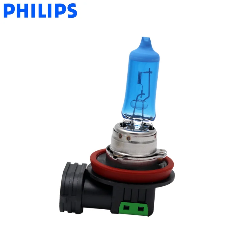 Philips H11 12V 55W Diamond Vision 5000K автомобильный галогенный головной светильник Автомобильная противотуманная фара ксеноновые лампы белого света Genuin 12362DVS2, пара