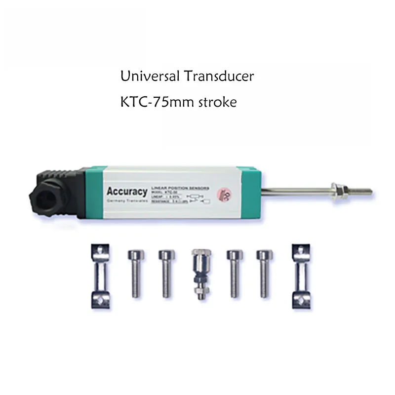 Potenciômetro Eletrônico da Posição de Lwh da Régua da Tração da Haste do Sensor Linear do Deslocamento do Transdutor de Ktc 50250 mm para a Máquina da Injeção Instrumentos de medição de nível
