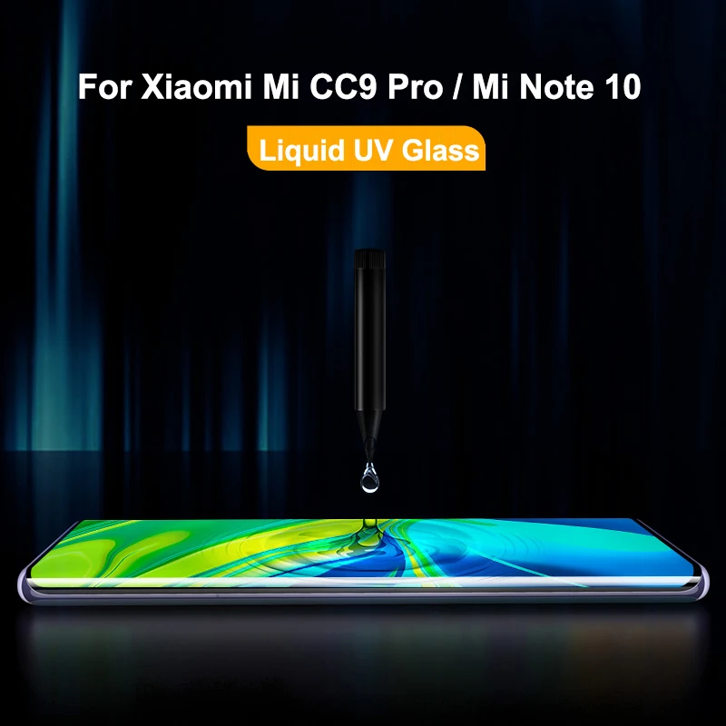 Защитное стекло закаленное УФ-стекло для Xiaomi Mi CC9 Pro Note 10 Xiomi CC 9 Note10 Redmi note 8 8T |