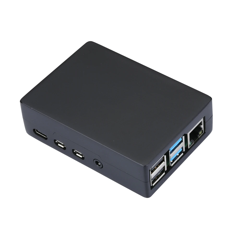 Raspberry Pi 4 Модель B алюминиевый черный серебристый чехол RPI 4B металлический корпус