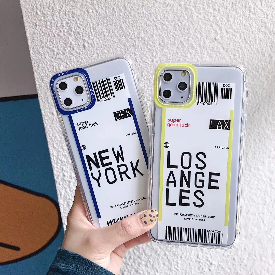 Популярный США Нью Йорк Лос Анджелес Город путешествия INS телефонный чехол для