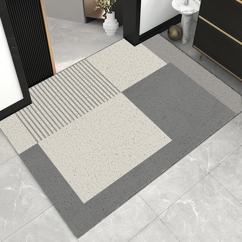 nordic doormat non slip hallway bathroom carpet pvc silk loop bathroom rug livingroom carpet washable doormats entrance door mat free global shipping
