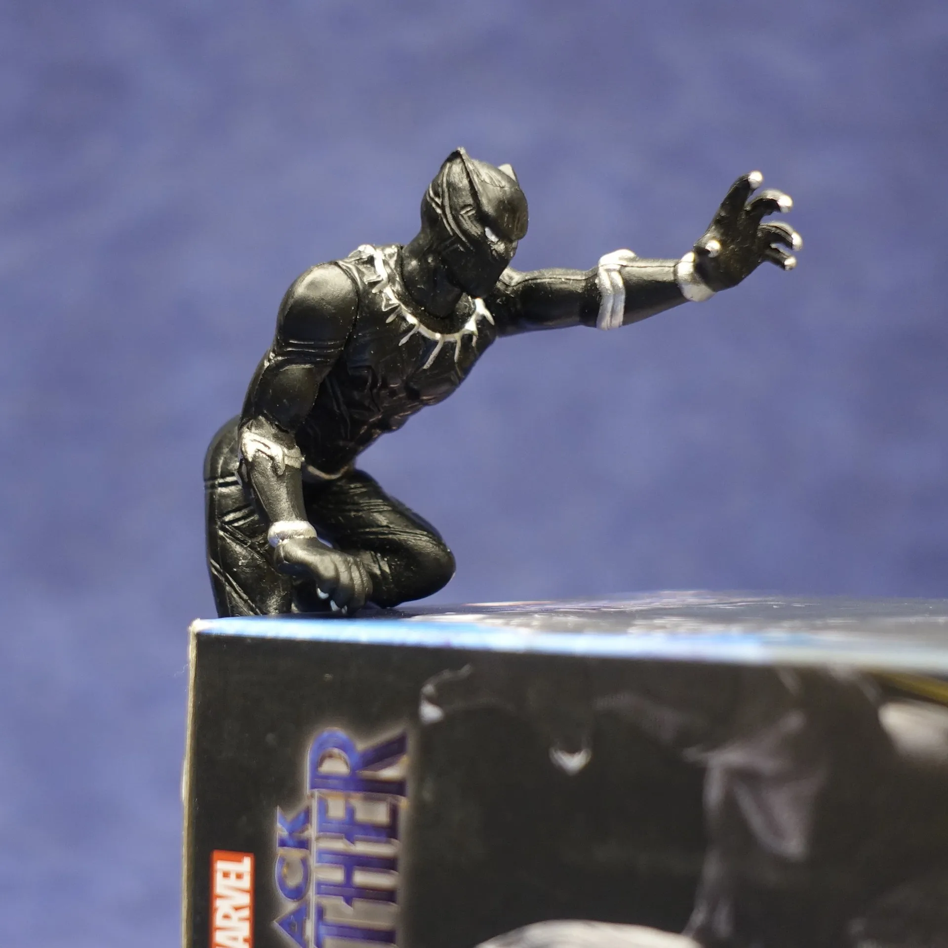 Marvel X-Men Black Panther Action Figure Sitting Posture Miniature Anime Mini Doll Decoration PVC Collection Figurine Model Toys | Игрушки и