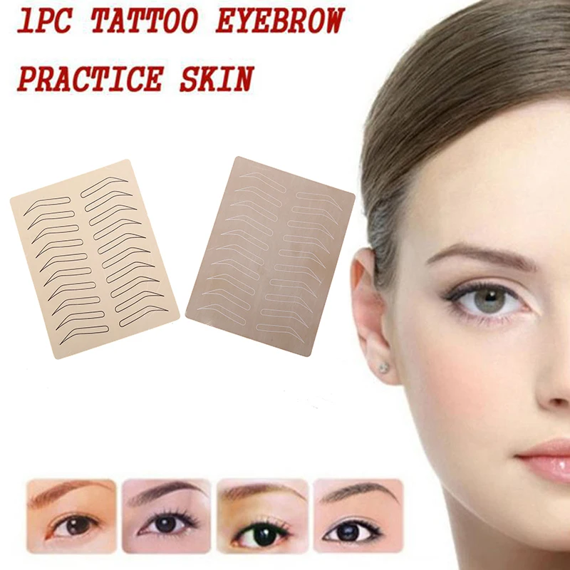 

1Pc Microblading Eyebrow Tattoo Practice Skin Eyebrow Permanent Makeup Supplies Eyebrow Training Skin