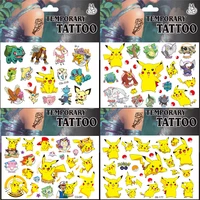 pokemon tattoo temporary childrens kids waterproof fake tattoos pikachu anime cartoon stickers kindergarten awards