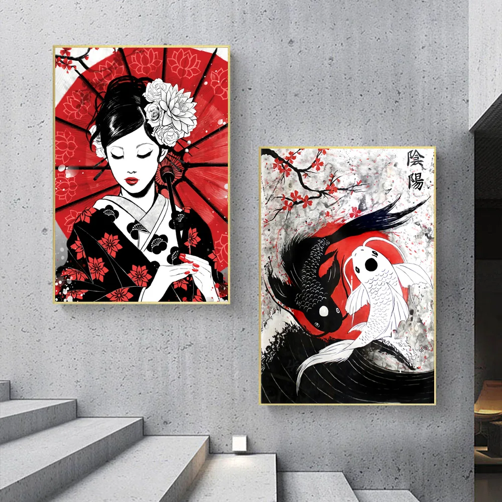 

Black And White Lucifer Injured Blood Angel Wings Picture Anime Posters And Prints Wall Art Painting On Canvas Room Decorarion