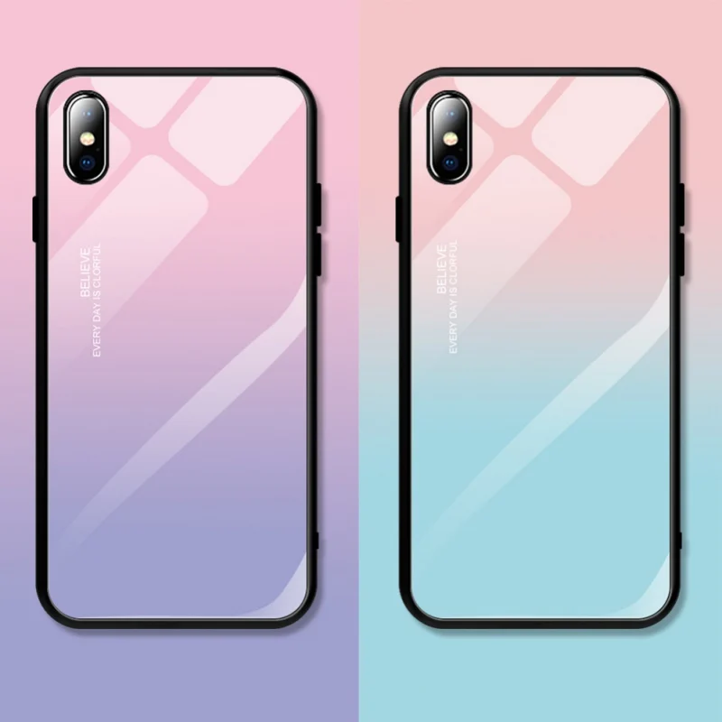 Великолепный цветной чехол для телефона с рисунком IPhone XS устойчивый к царапинам